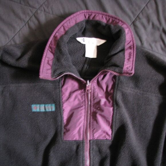 Vintage Columbia Fleece Zip-Up Jacket, L - Picture 1 of 8